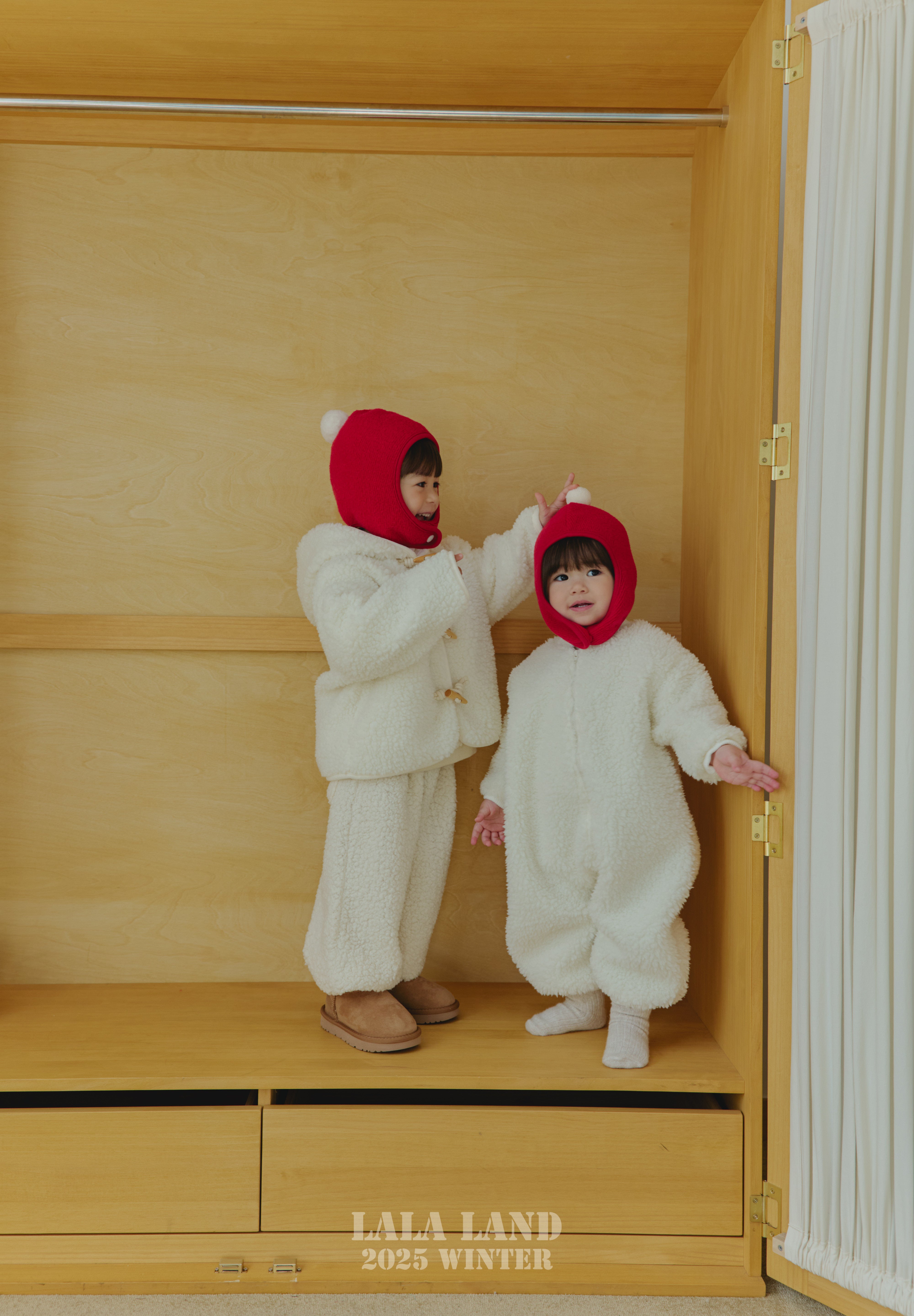 ［Lala land］Poodle zip suit (baby)