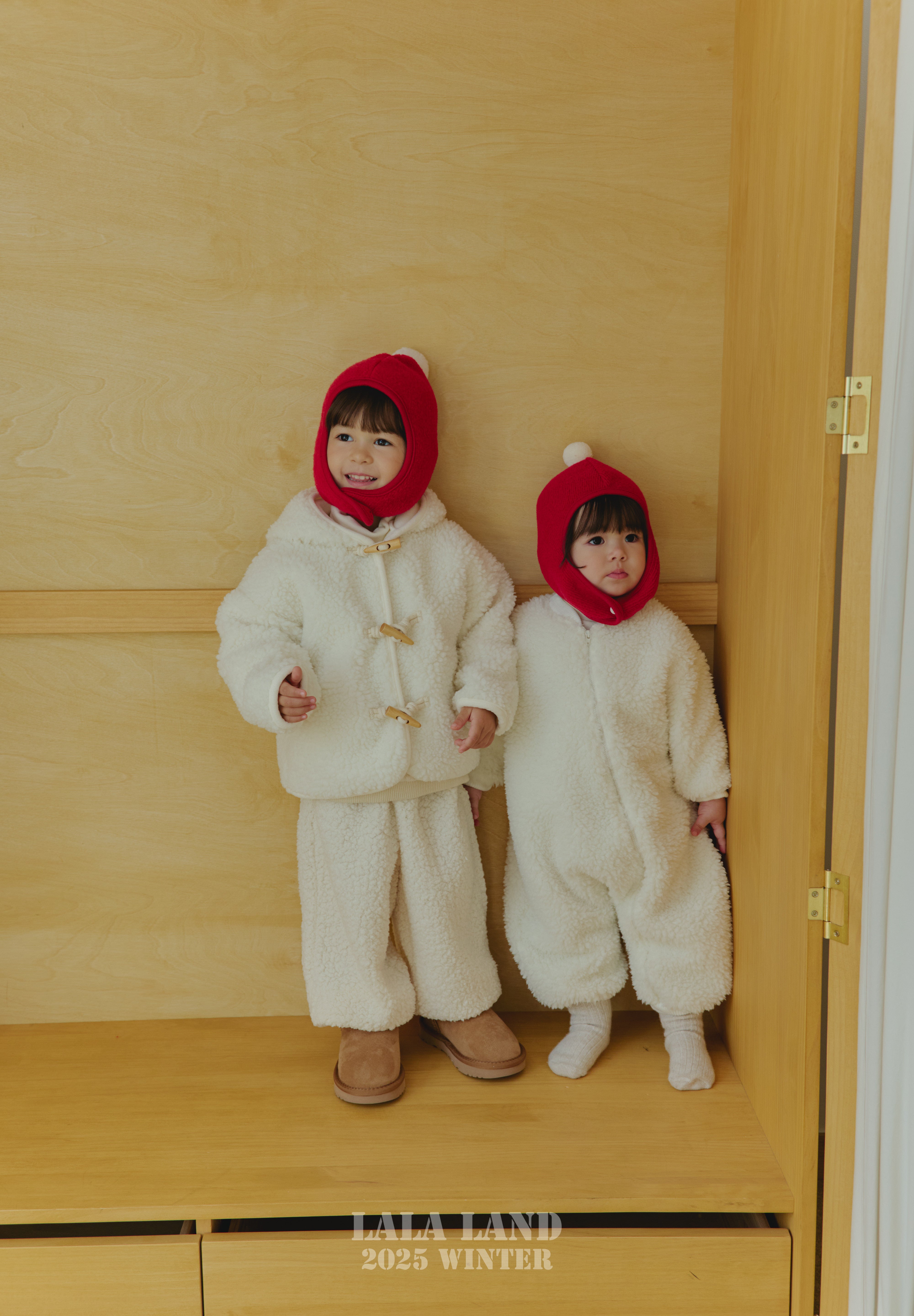 ［Lala land］Poodle zip suit (baby)