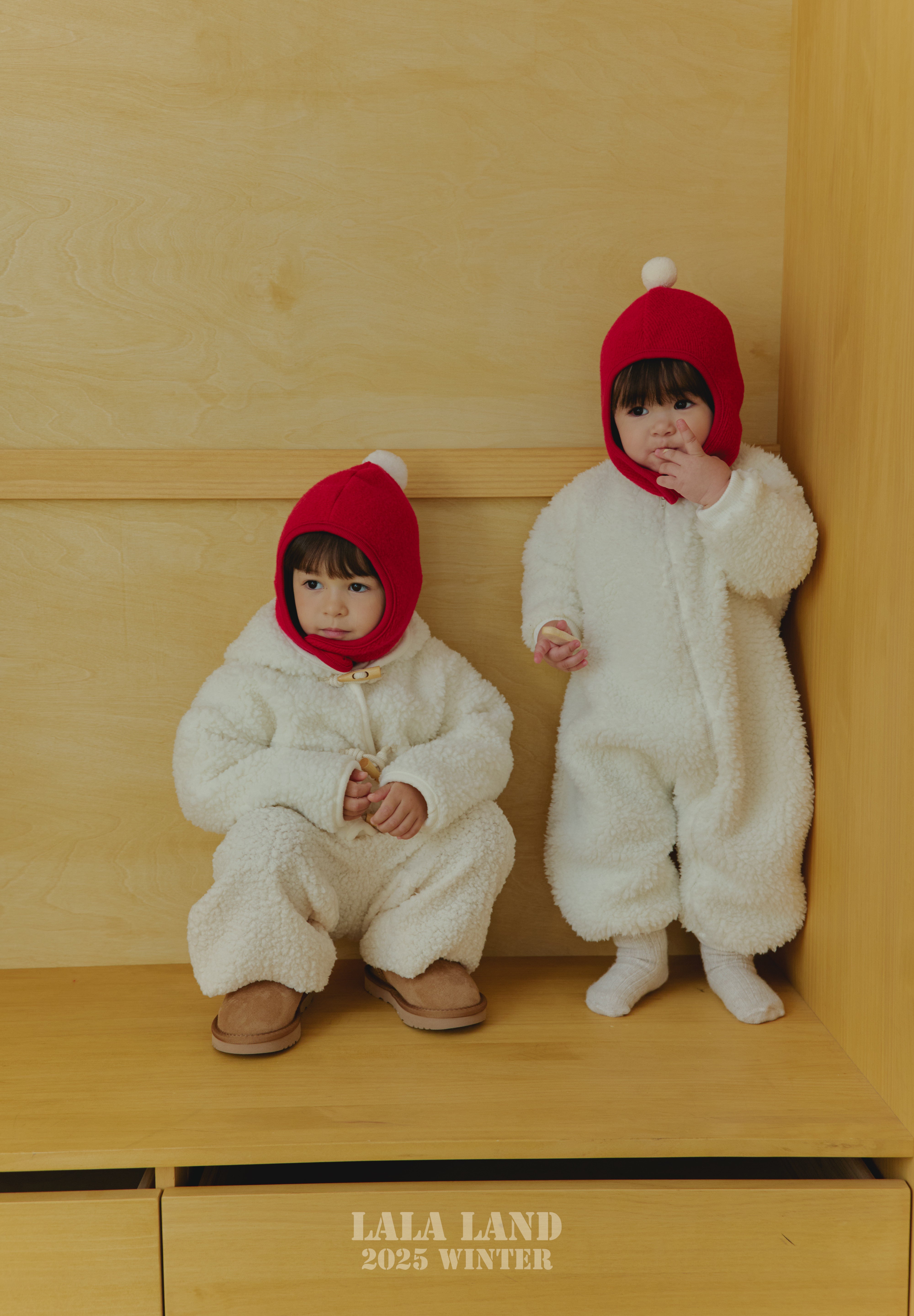 ［Lala land］Poodle zip suit (baby)