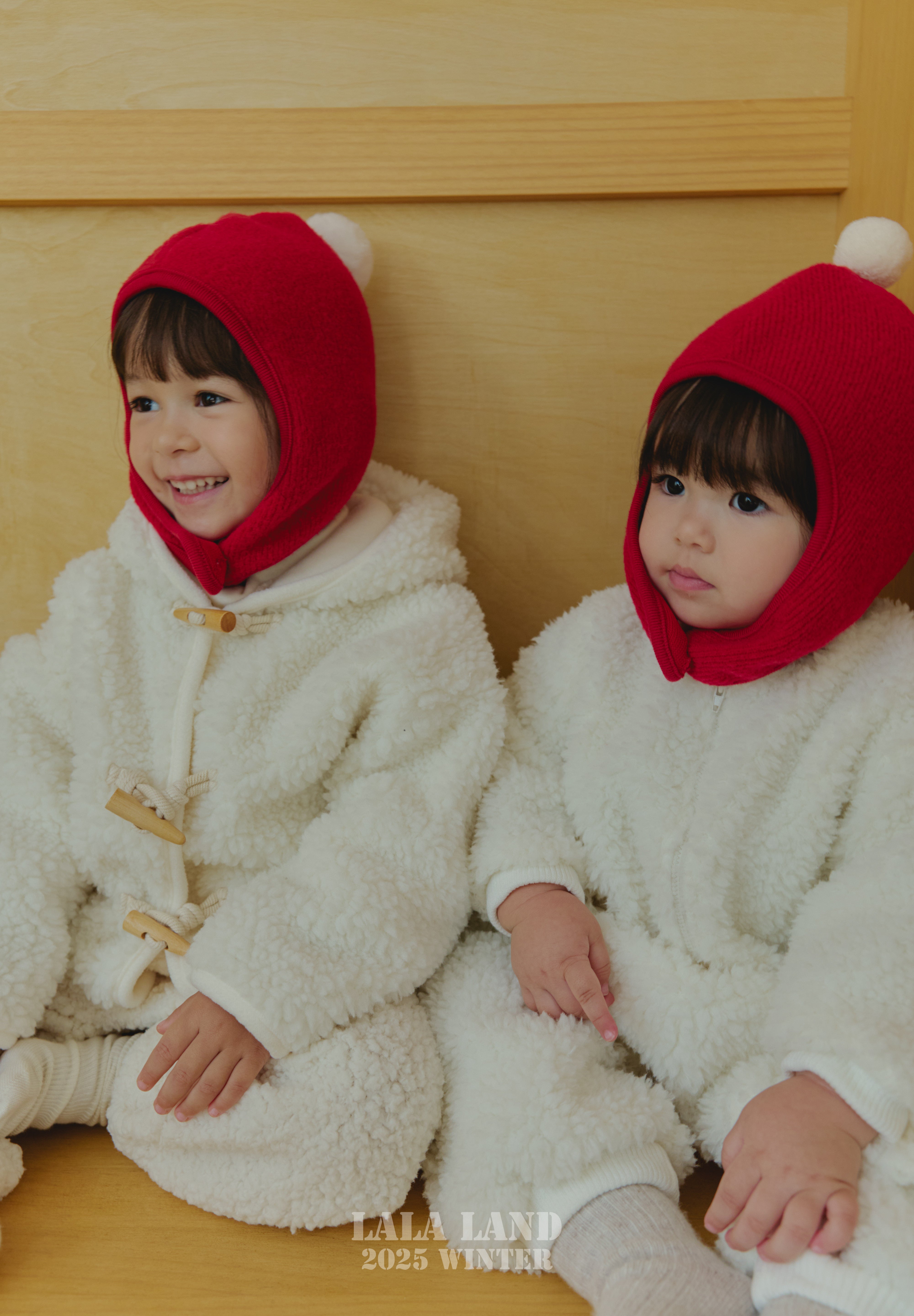 ［Lala land］Poodle zip suit (baby)