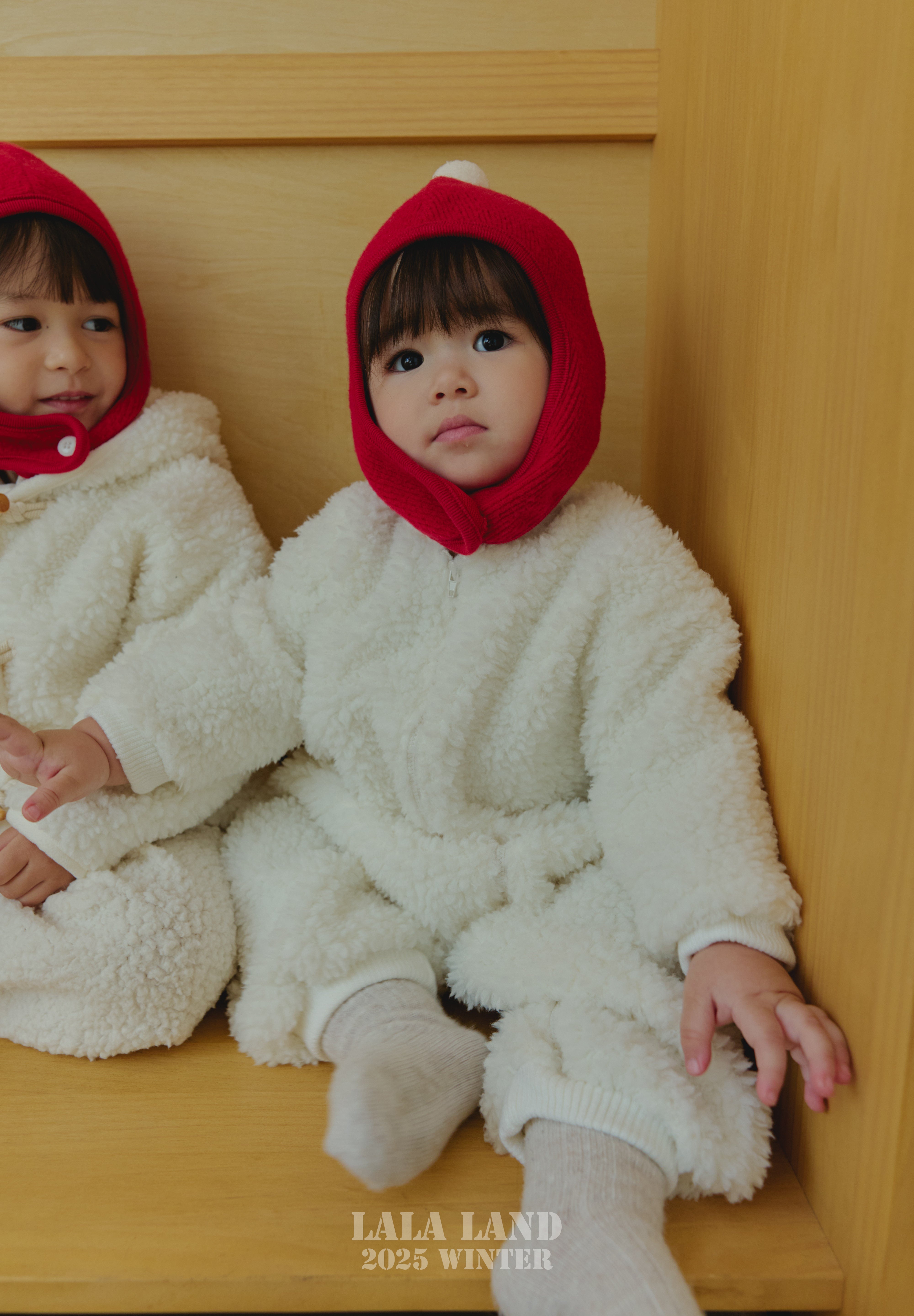 ［Lala land］Poodle zip suit (baby)