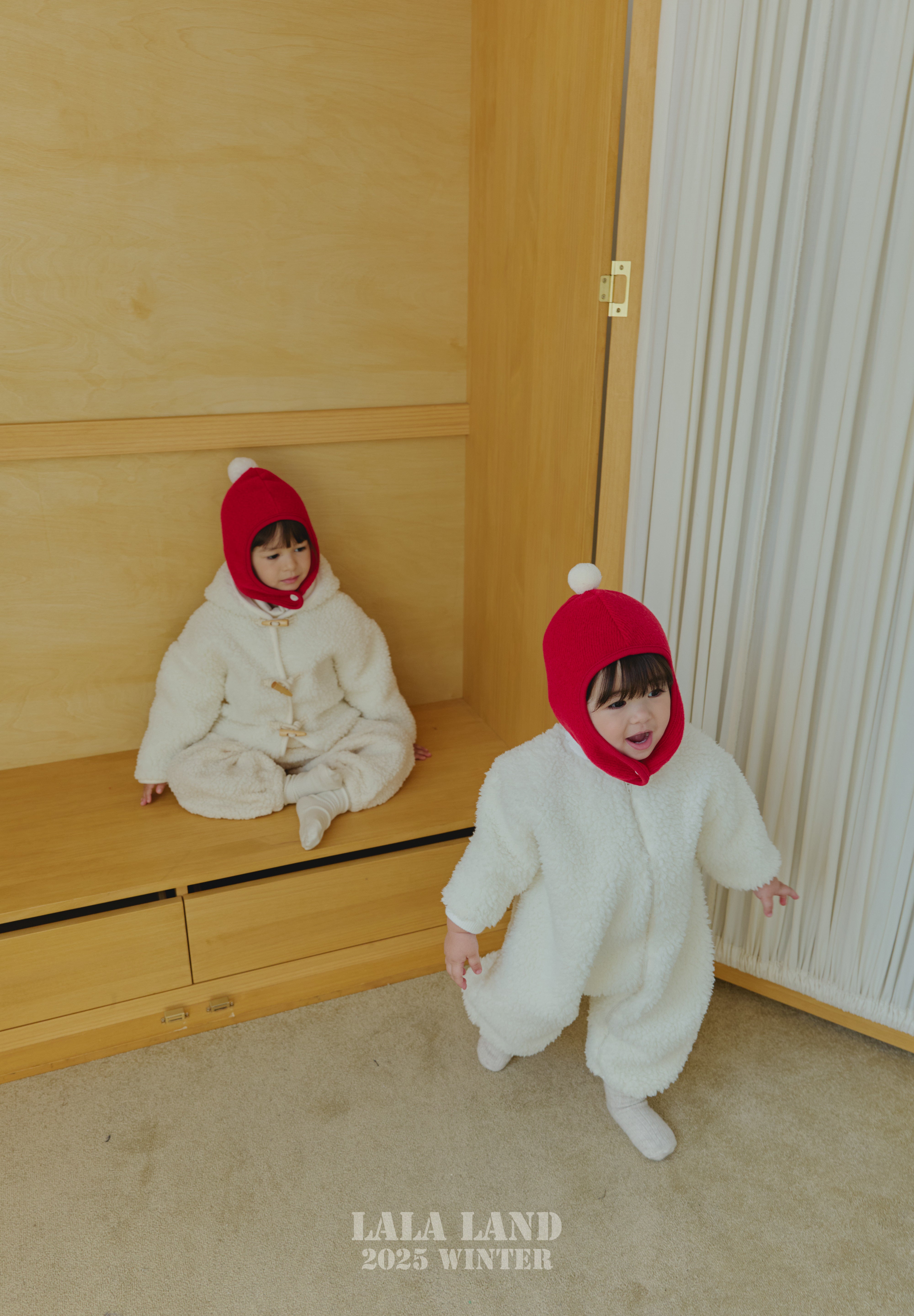 ［Lala land］Poodle zip suit (baby)