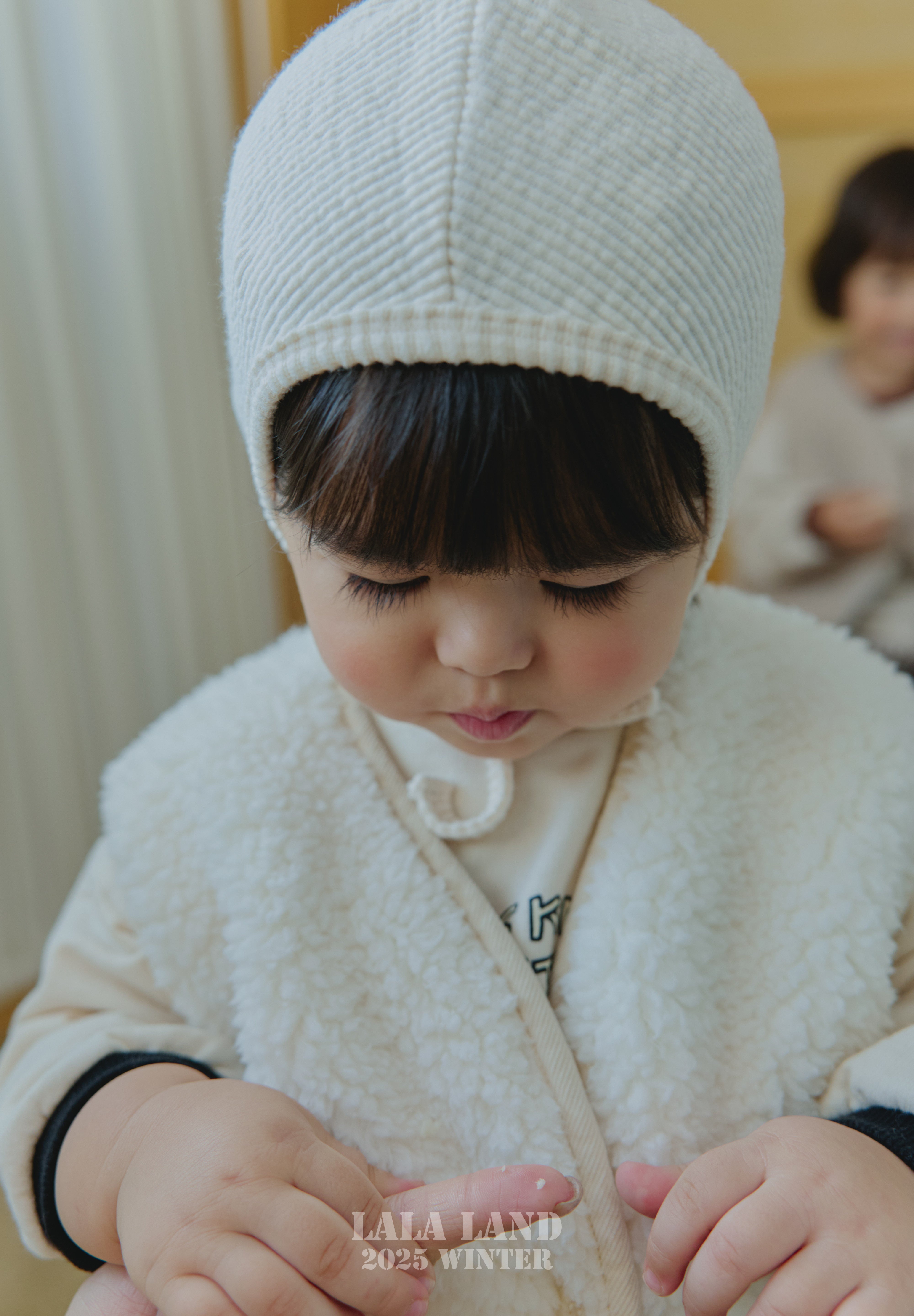 ［Lala land］Pocket boa vest (baby)