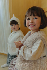 ［Lala land］Pocket boa vest (baby)