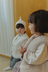 ［Lala land］Pocket boa vest (baby)