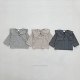 ［mimi market］Check collar blouse