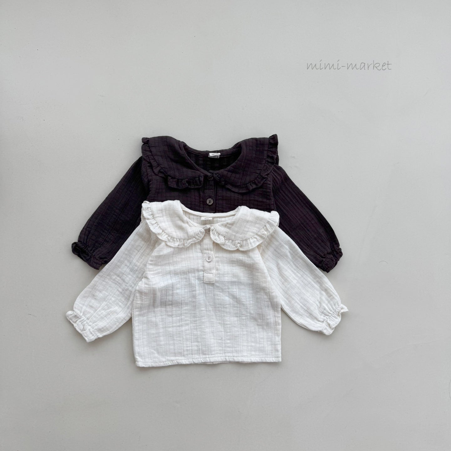 ［mimi market］Sara collar blouse
