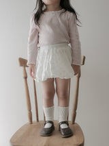 Mable ribbon lace tee