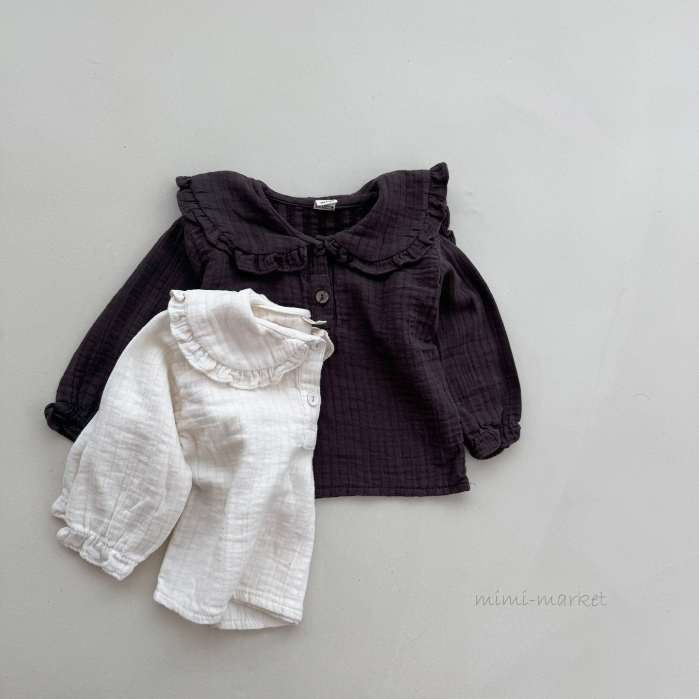 ［mimi market］Sara collar blouse