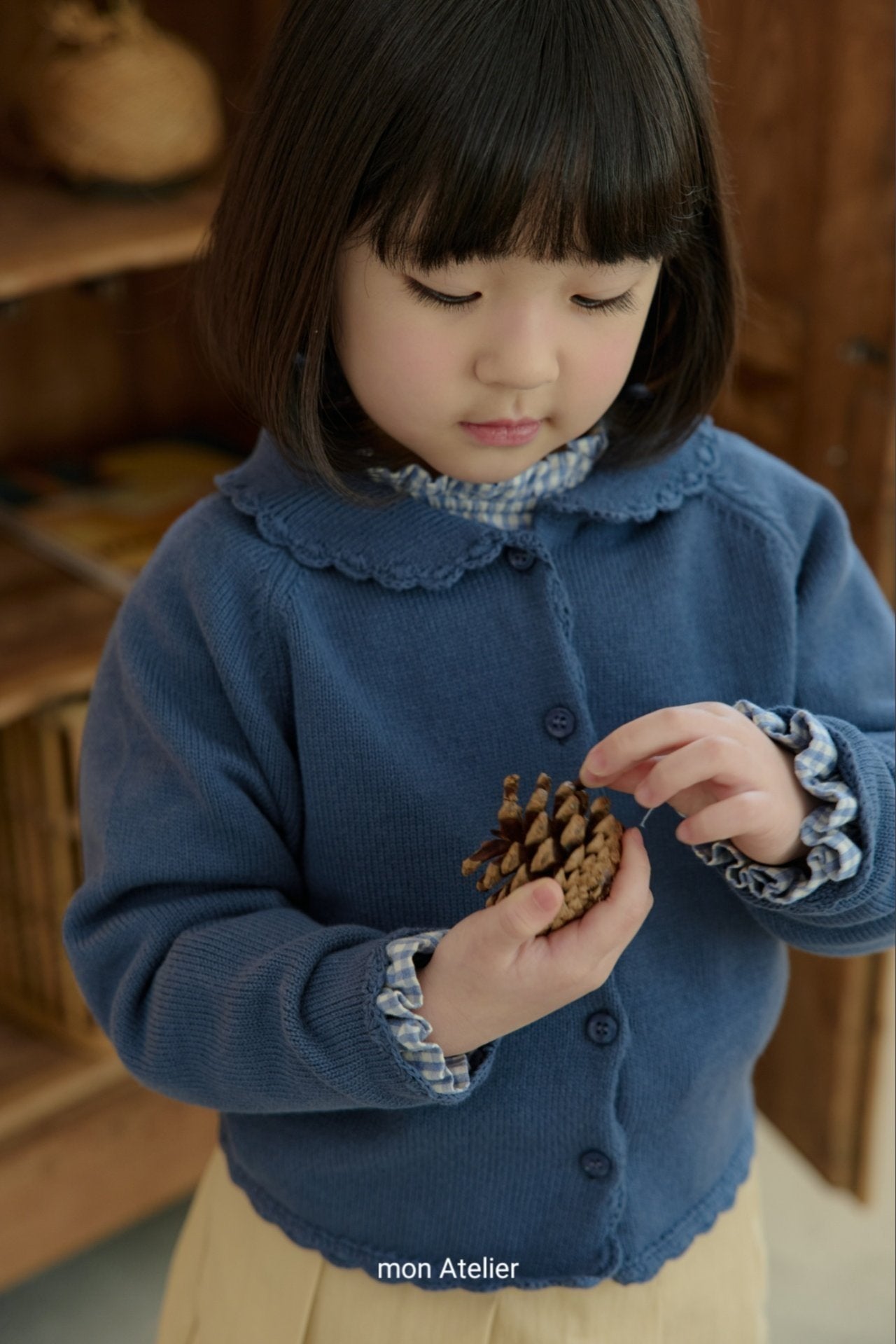 ［mon Atelier］Roro knit cardigan