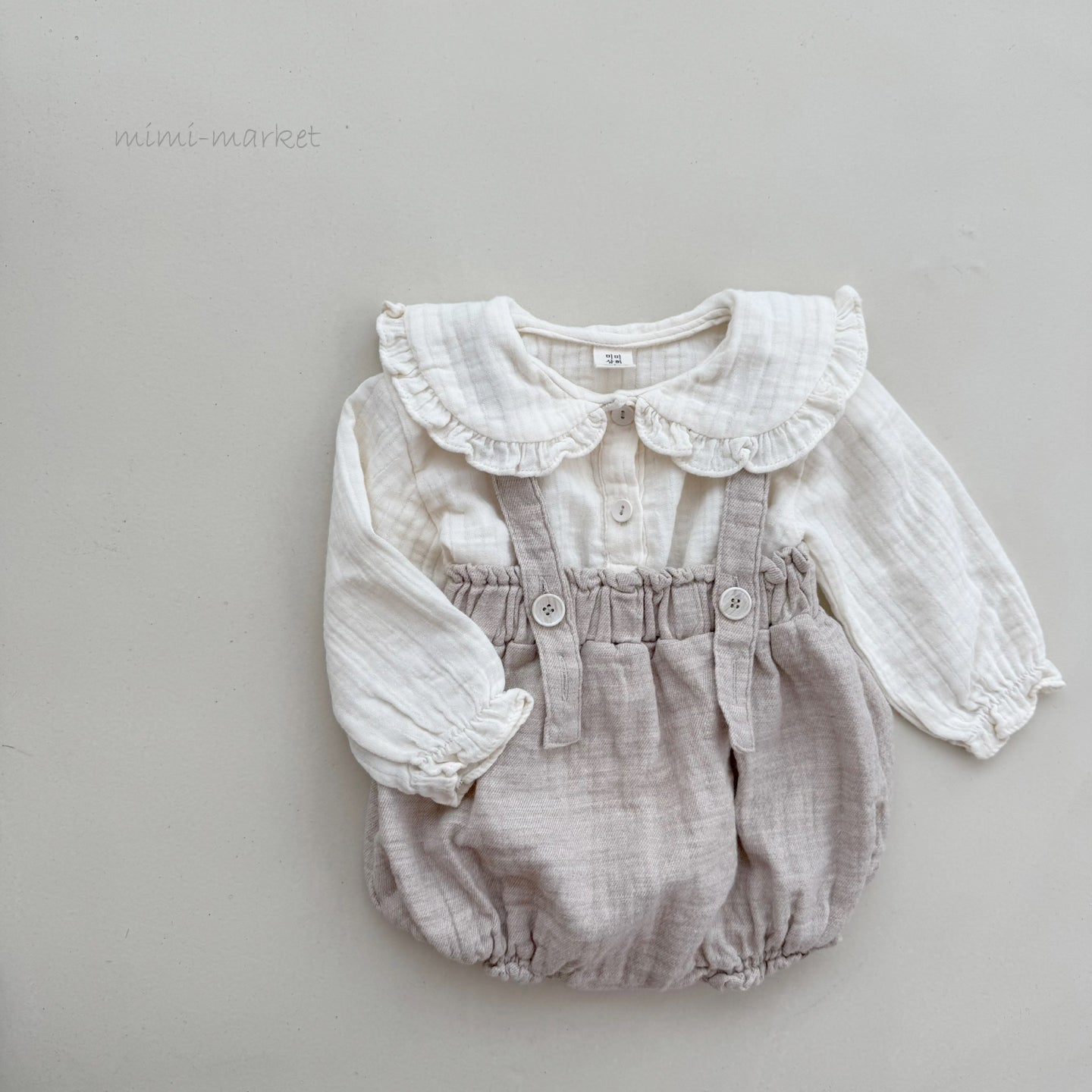 ［mimi market］Sara collar blouse