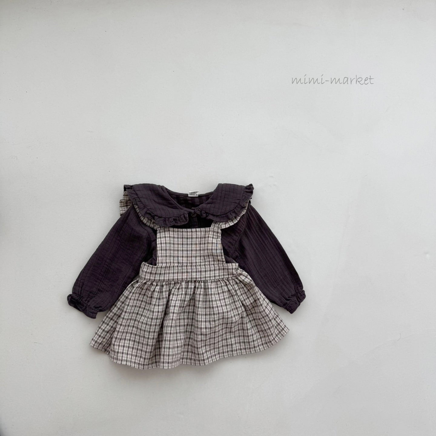 ［mimi market］Sara collar blouse