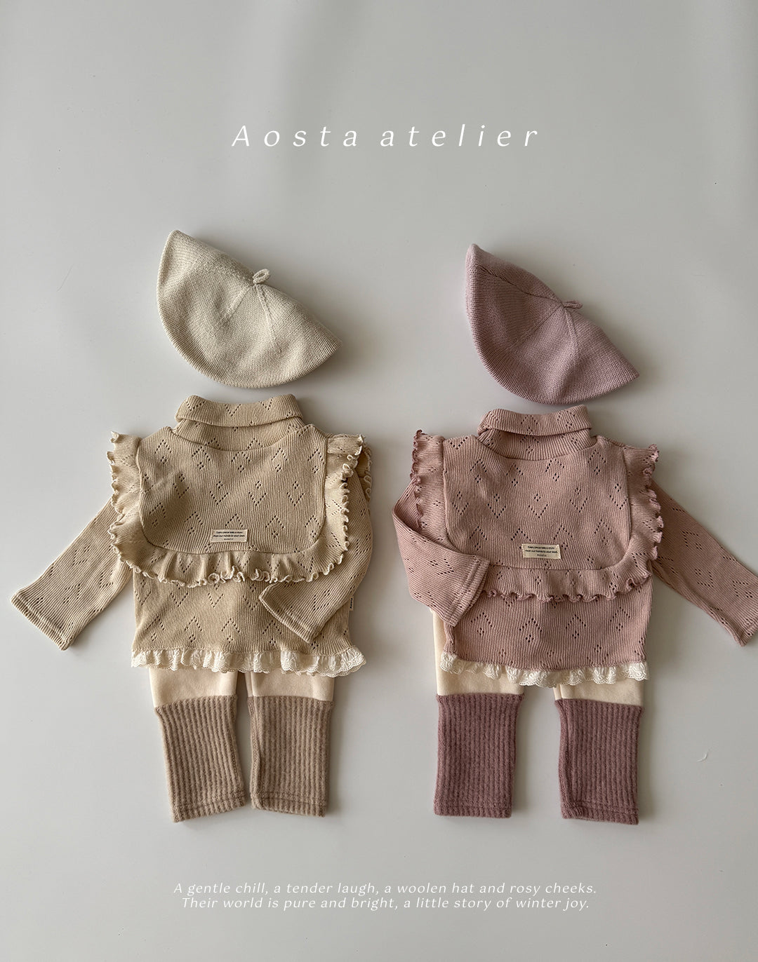 ［Aosta］Le ette frill turtleneck