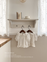 Flower frill blouse (baby & kids)