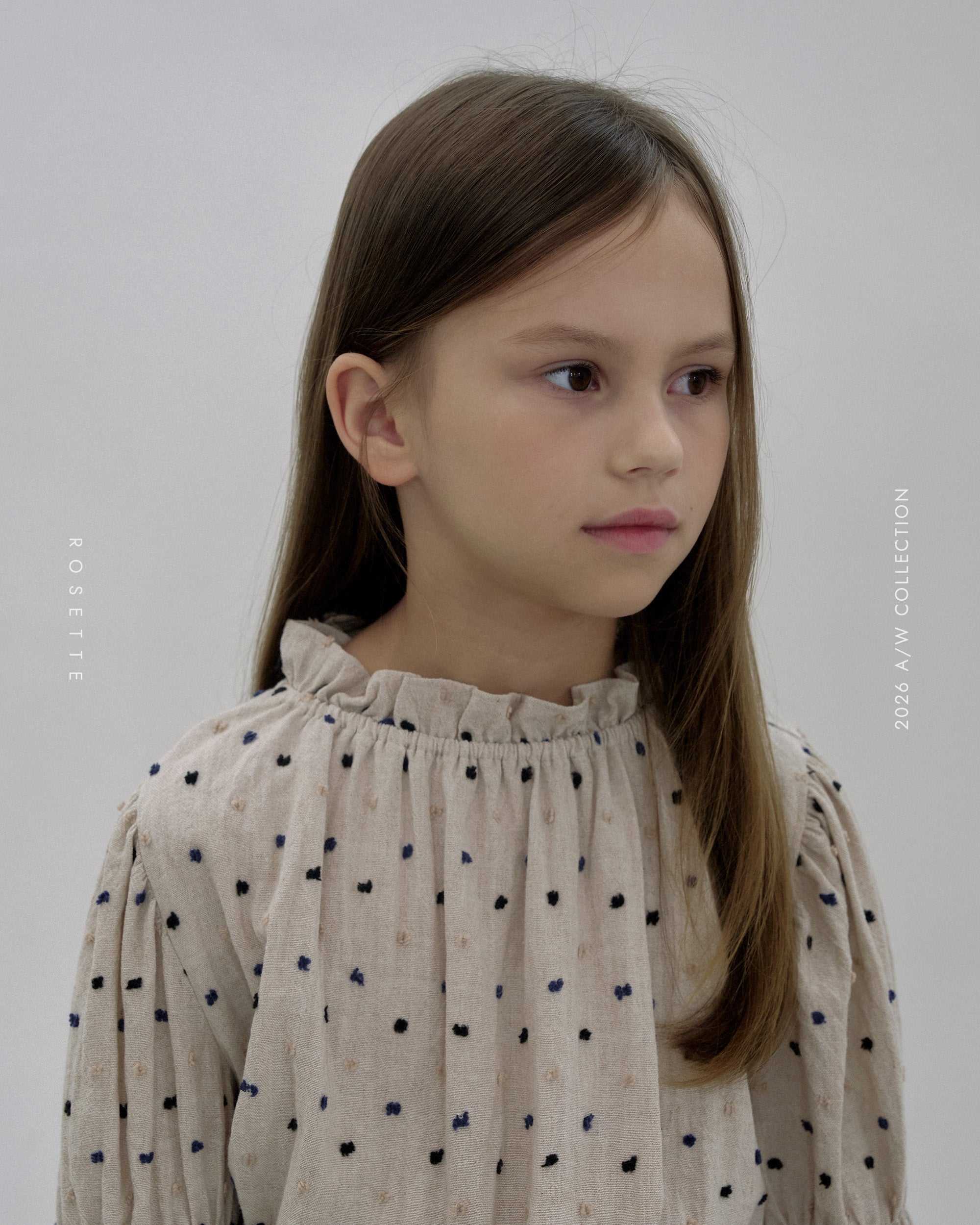 ［ROSETTE］Dot puff blouse