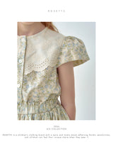［ROSETTE］Roman lace blouse