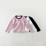 [whitesketchbook] Peach ribbon tee