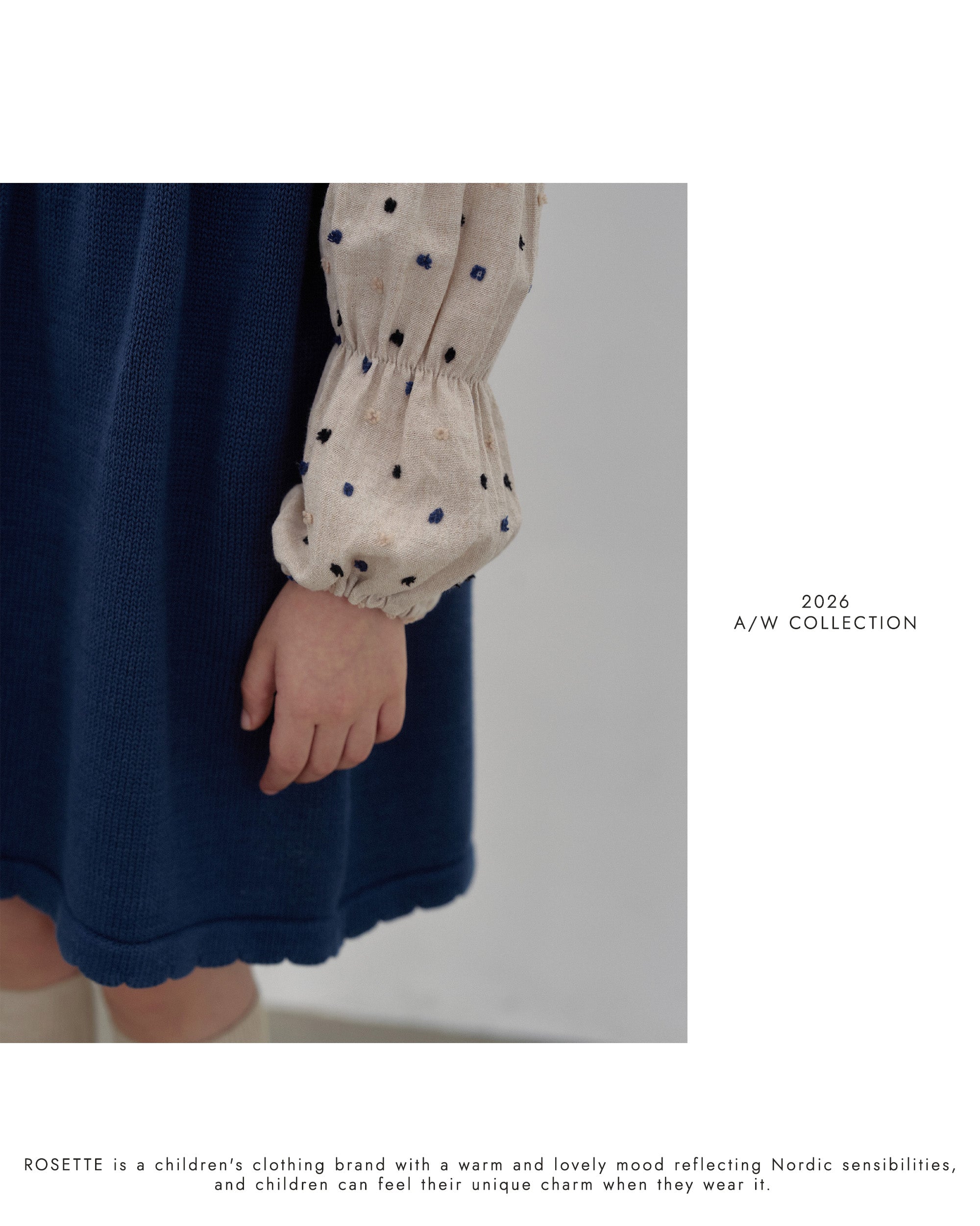 ［ROSETTE］Dot puff blouse