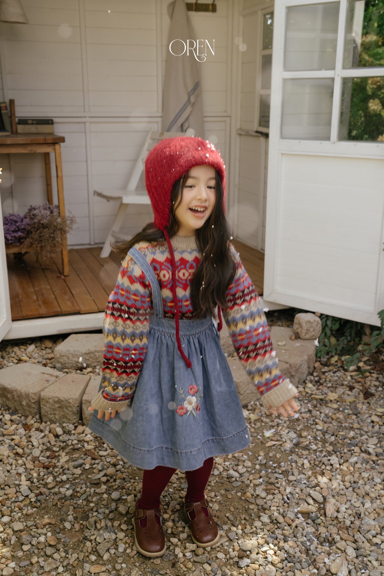 [OREN] Blume jumper skirt