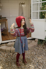 [OREN] Blume jumper skirt