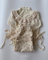 ［Aosta］Love Flower Pants