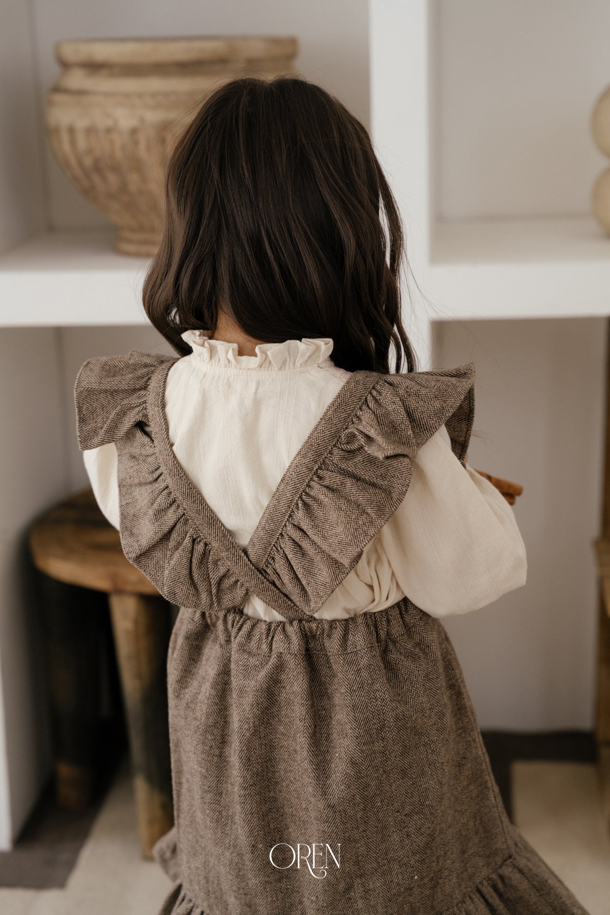 [OREN] Solen suspender dress