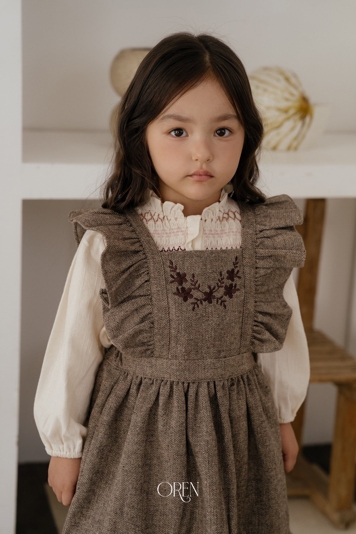 [OREN] Solen suspender dress