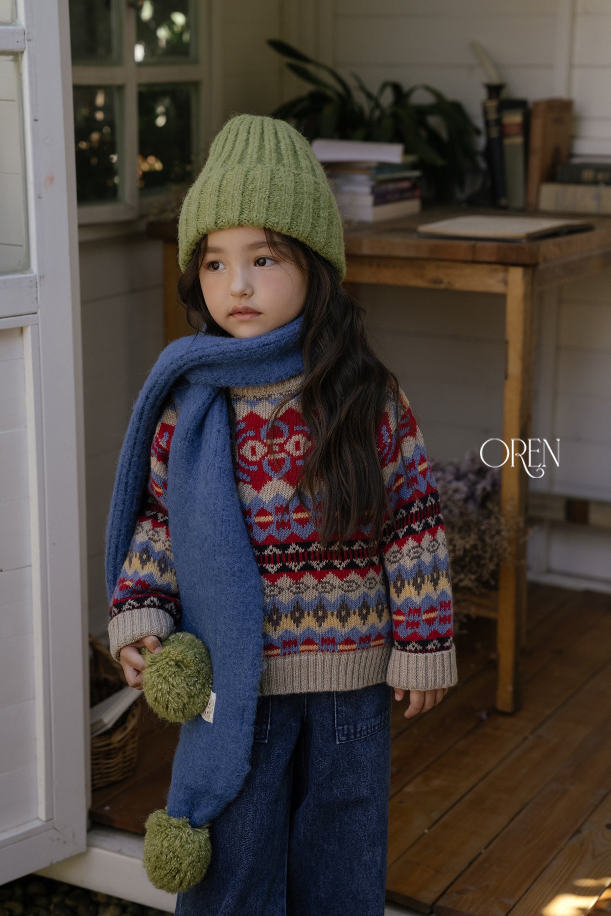 [OREN] Adeline multi wool knit