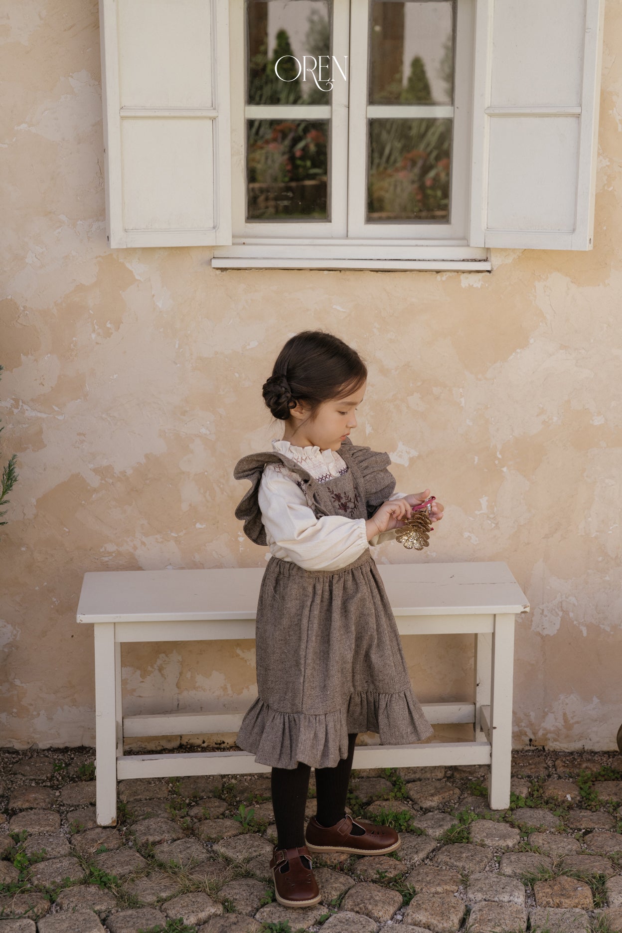 [OREN] Solen suspender dress