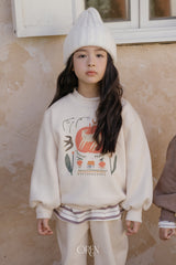 [OREN] Romi garden brushed sweatshirt set