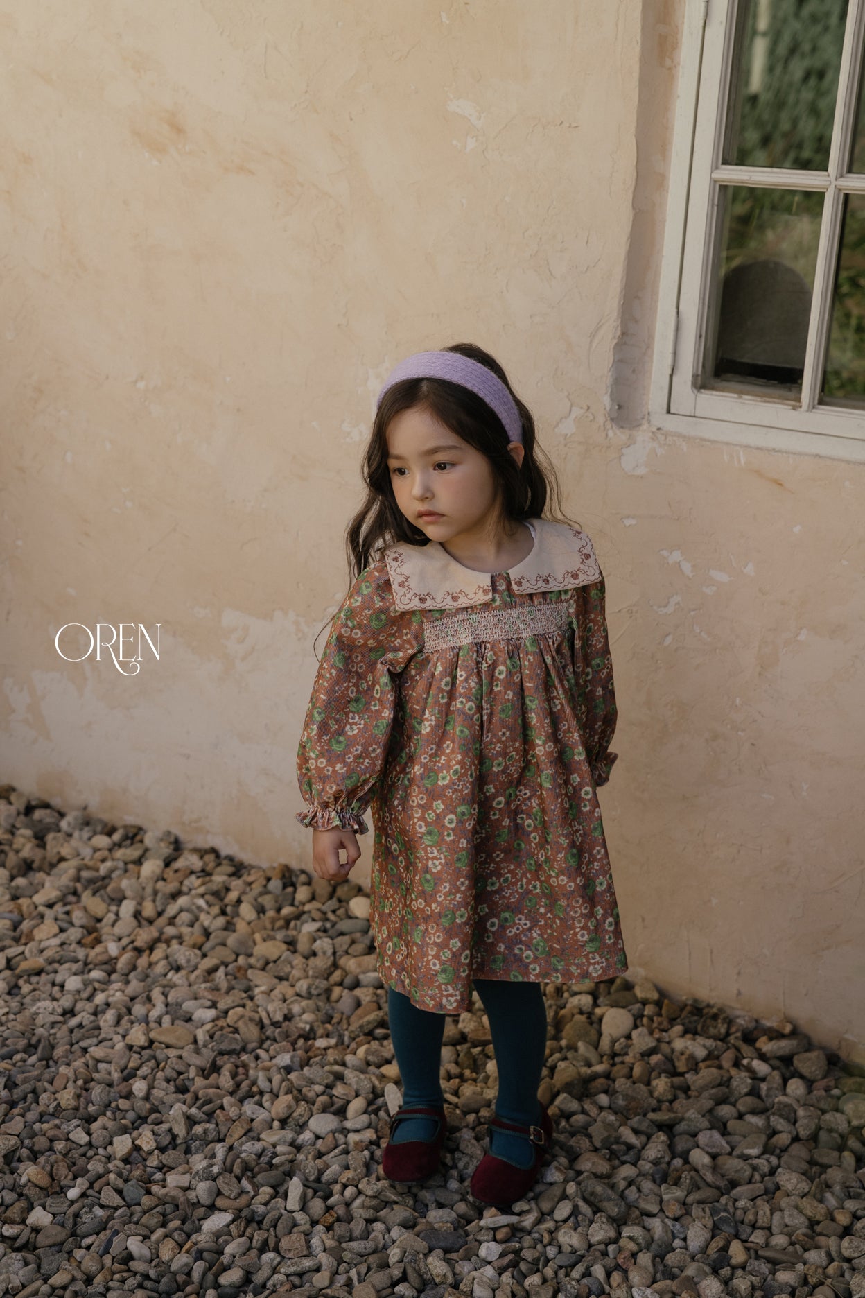 [OREN] Bonjour square collar dress