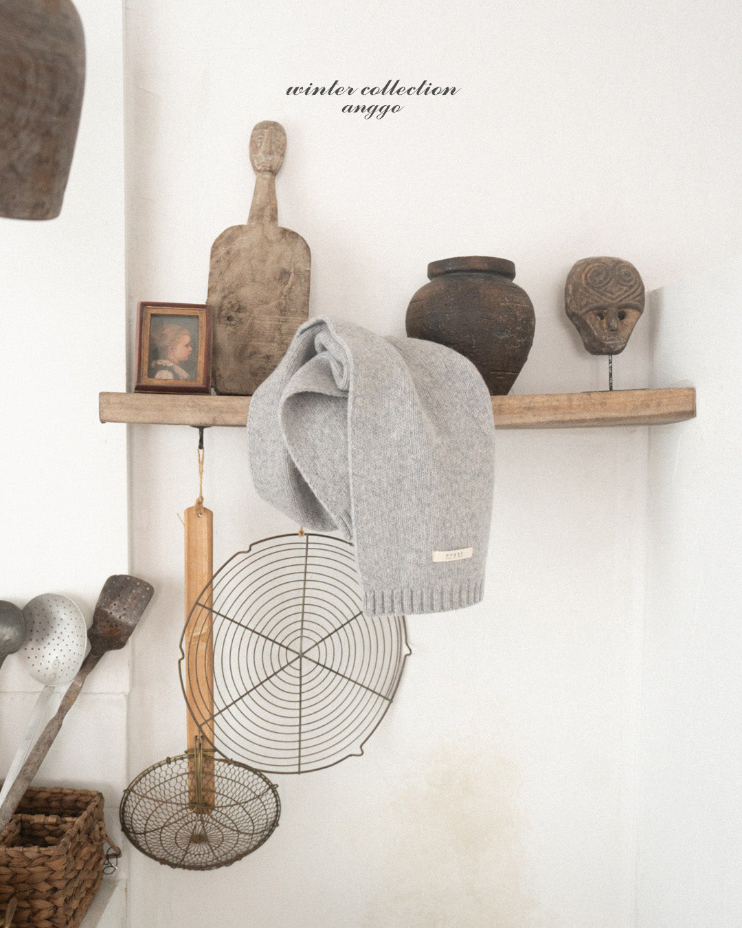 ［anggo］Anggo knit muffler