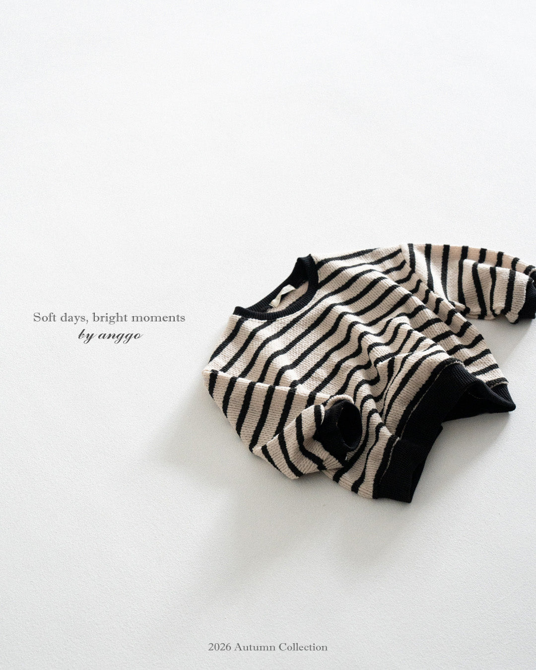 ［anggo］Tiramisu stripe mtm