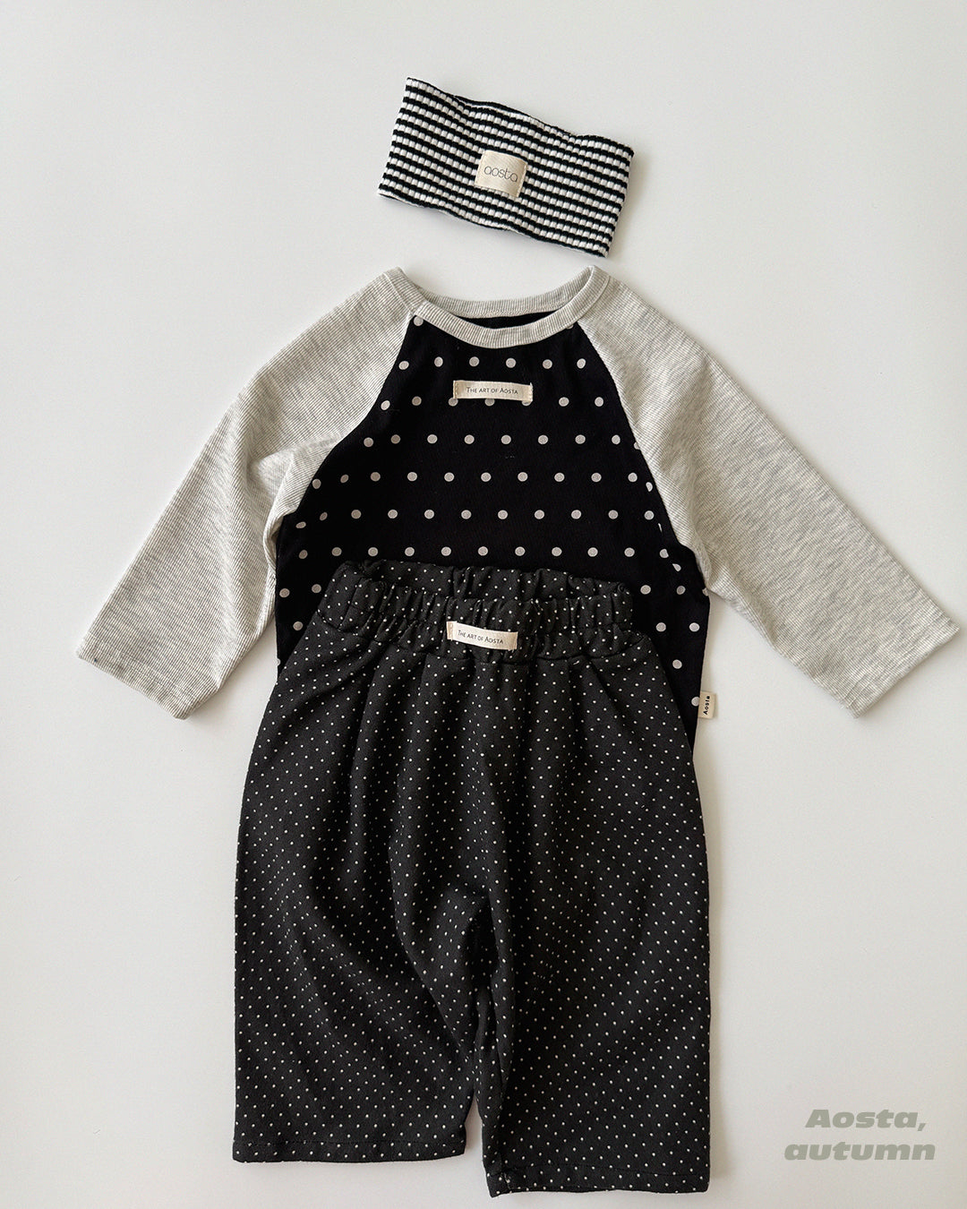 ［Aosta］Dot Raglan Tee
