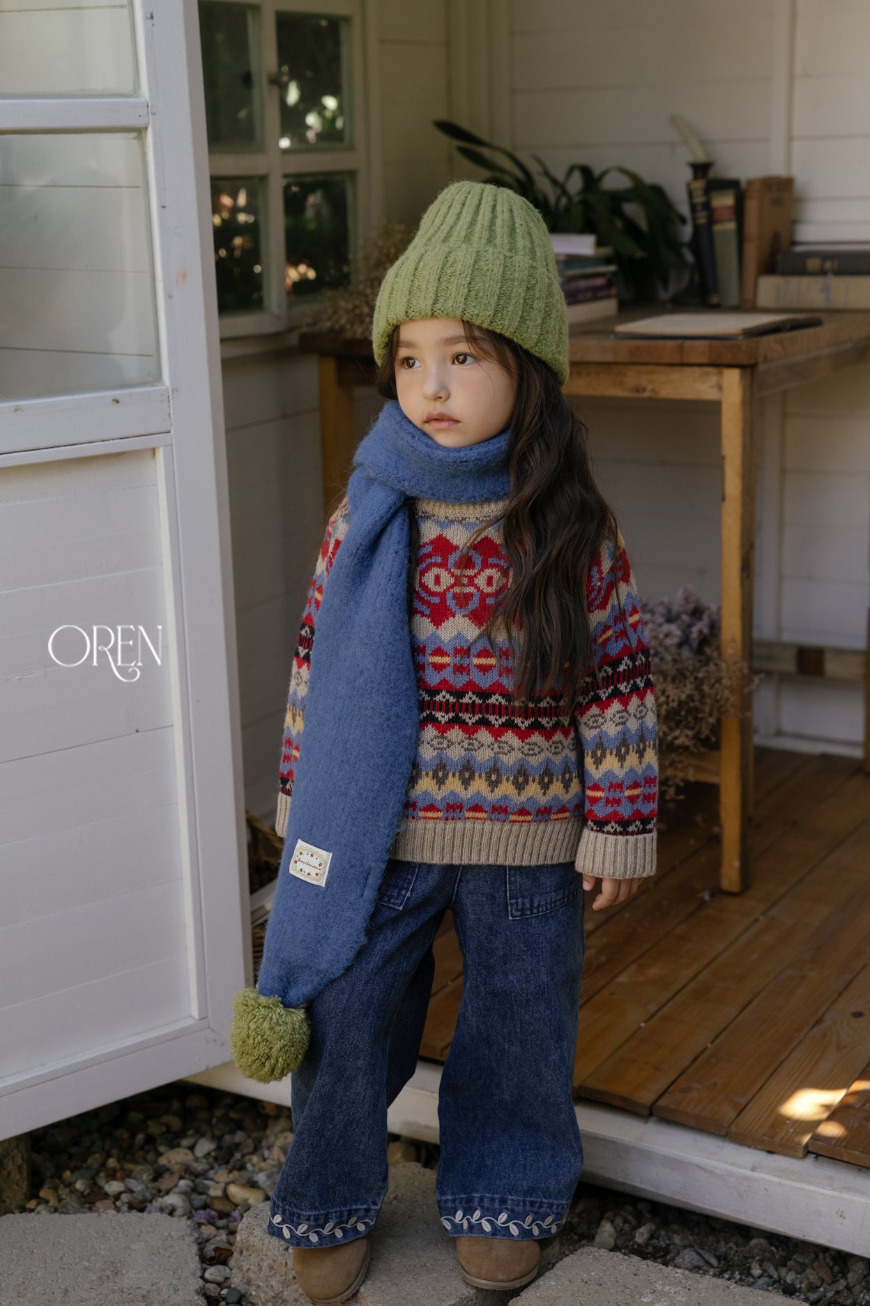 [OREN] Adeline multi wool knit