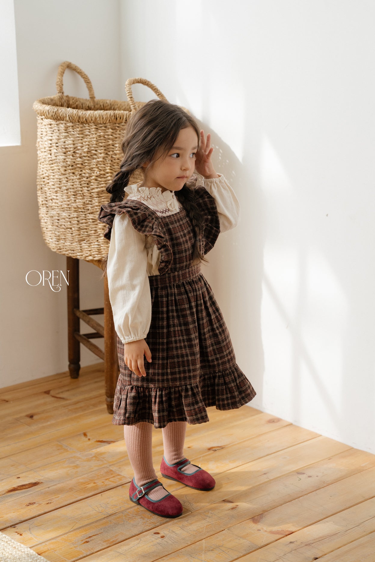 [OREN] Solen suspender dress