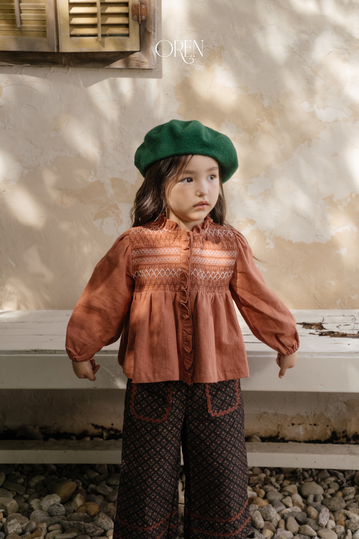 [OREN] Merci smock blouse
