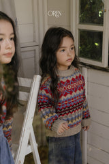 [OREN] Adeline multi wool knit