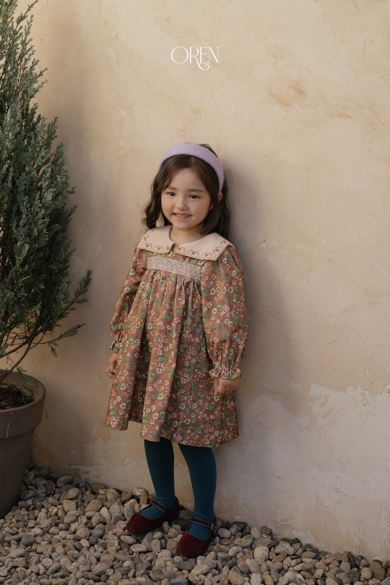 [OREN] Bonjour square collar dress