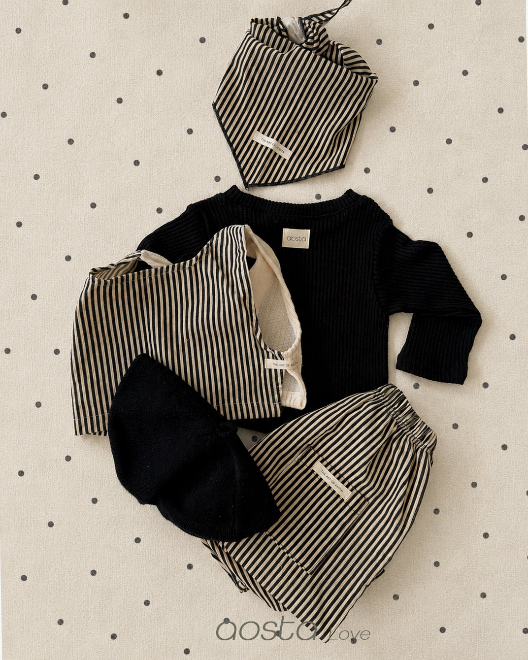 ［Aosta］Louis Stripe Vest