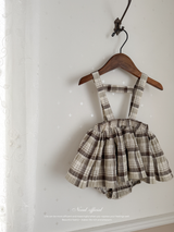 Miserable check bloomer skirt