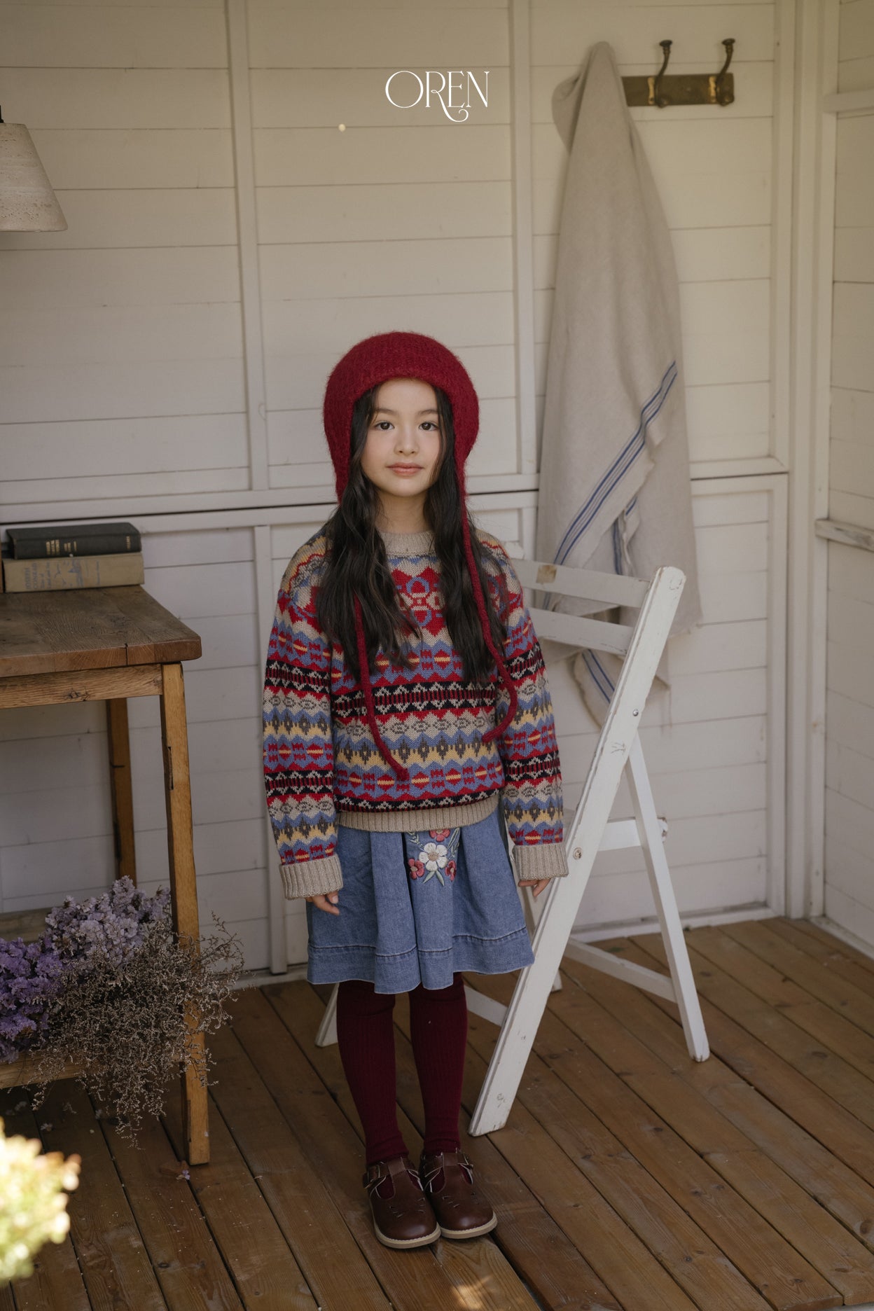 [OREN] Blume jumper skirt