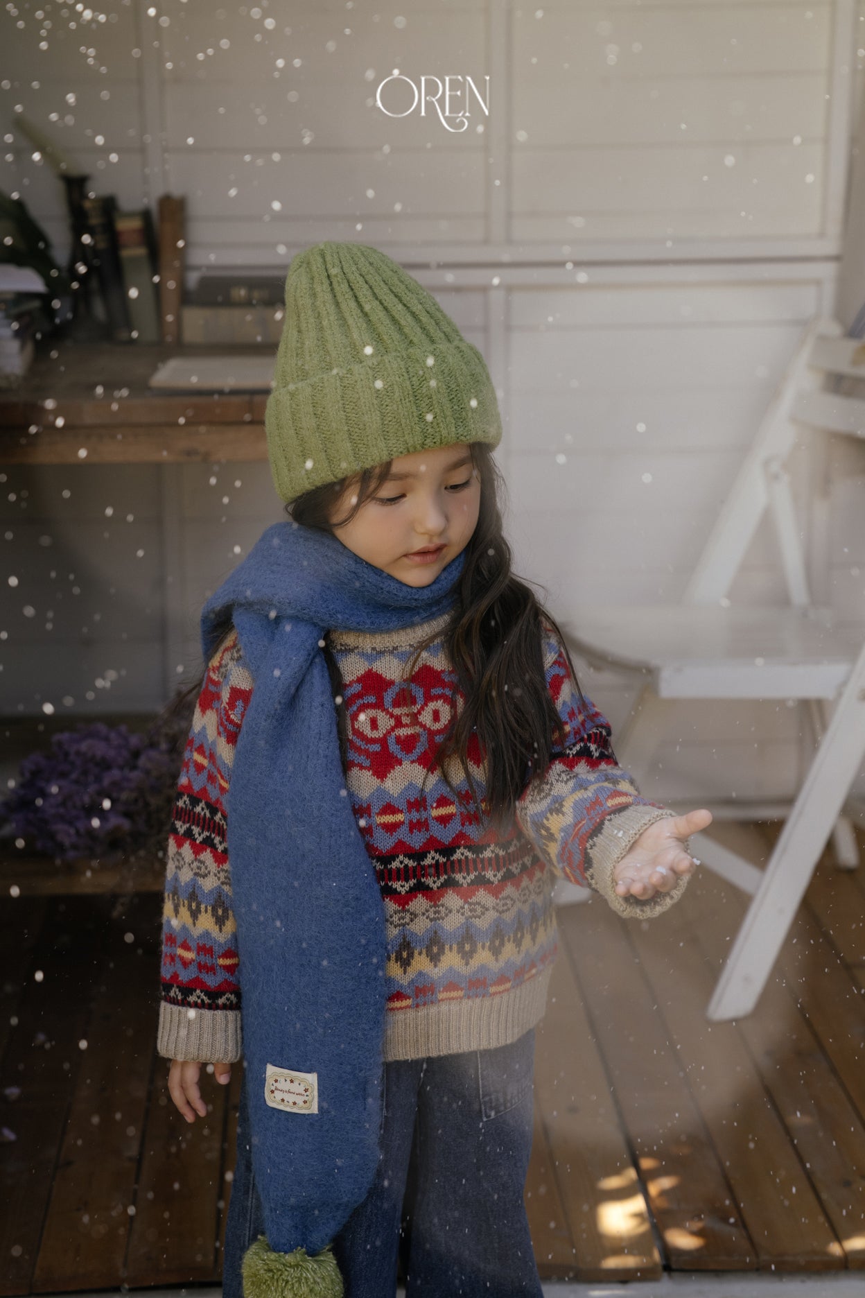 [OREN] Adeline multi wool knit