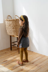 [OREN] Bella embroidery culotte pants