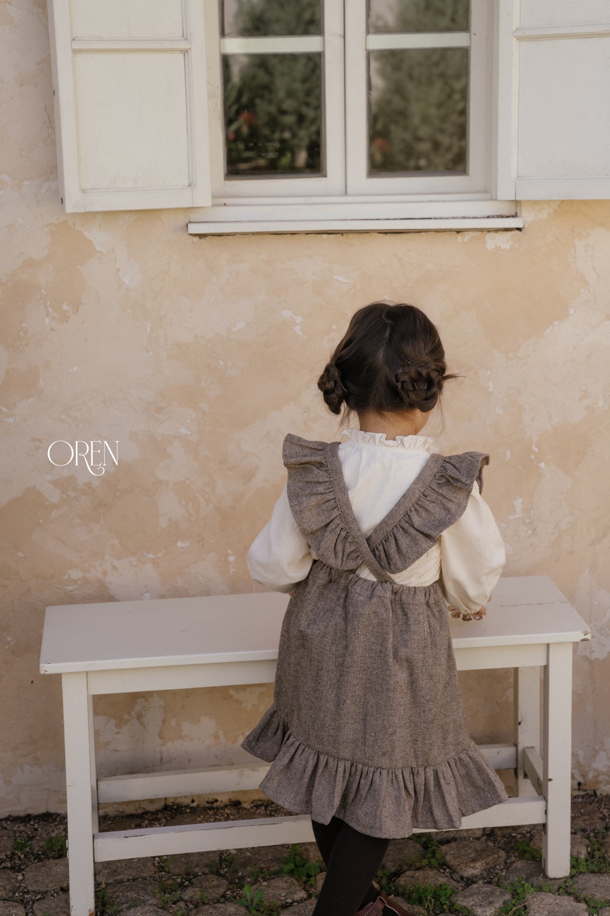 [OREN] Solen suspender dress