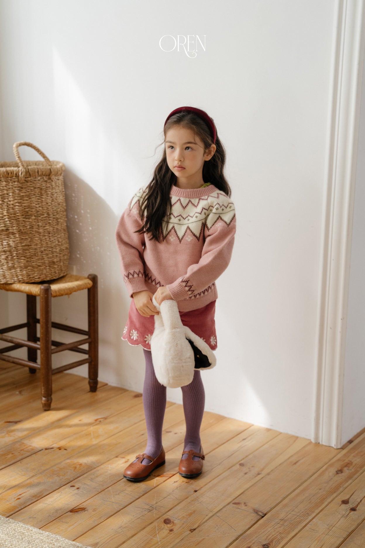 [OREN] Oslo reversible knit cardigan