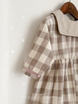 Bonbon check one-piece