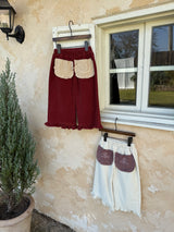 [OREN] Naomi frill corduroy pants