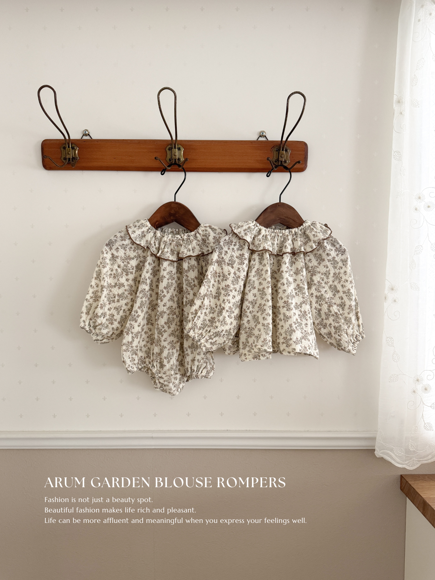 Arum garden blouse