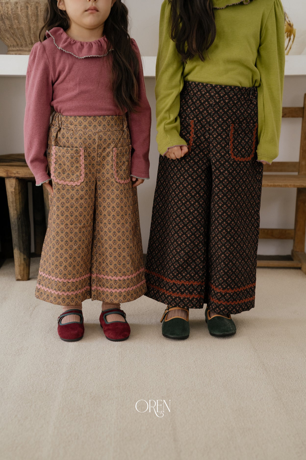 [OREN] Mareyu jabara padded pants(1oz)